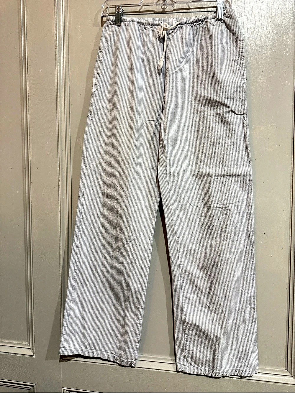 Brandy Melville Anastasia Striped Pants Blue & White